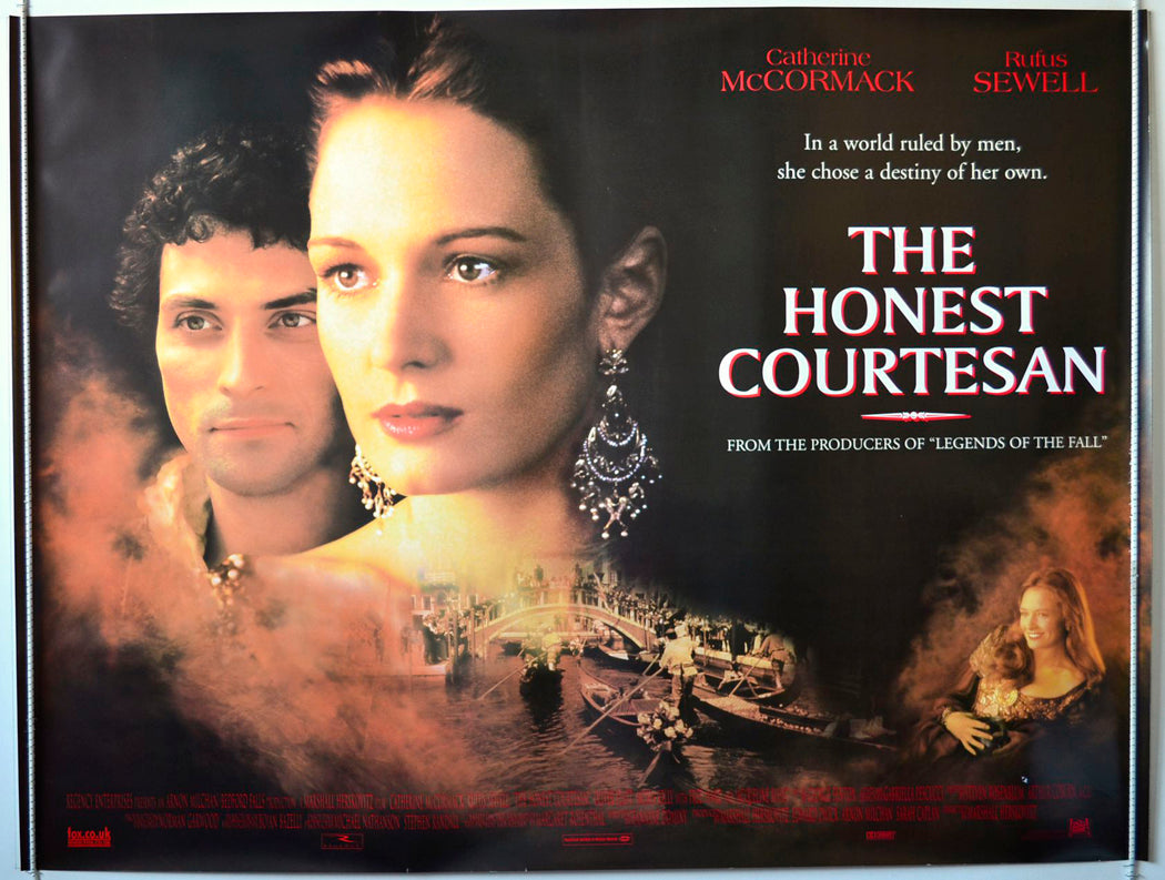 The Honest Courtesan  (a.k.a. Dangerous Beauty)   Original British Quad Poster - Movie Poster