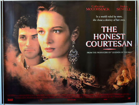 The Honest Courtesan   (a.k.a. Dangerous Beauty)  Original British Quad Poster - Movie Poster