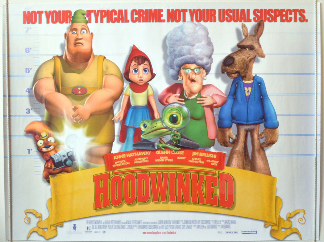 Hoodwinked  Original British Quad Poster - Movie Poster