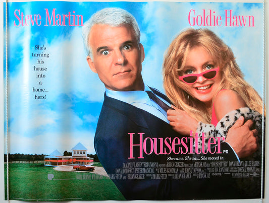 Housesitter   (Design 2)  Original British Quad Poster - Movie Poster