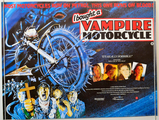 I Bought A Vampire Motorcycle Original British Quad Poster - Movie Poster