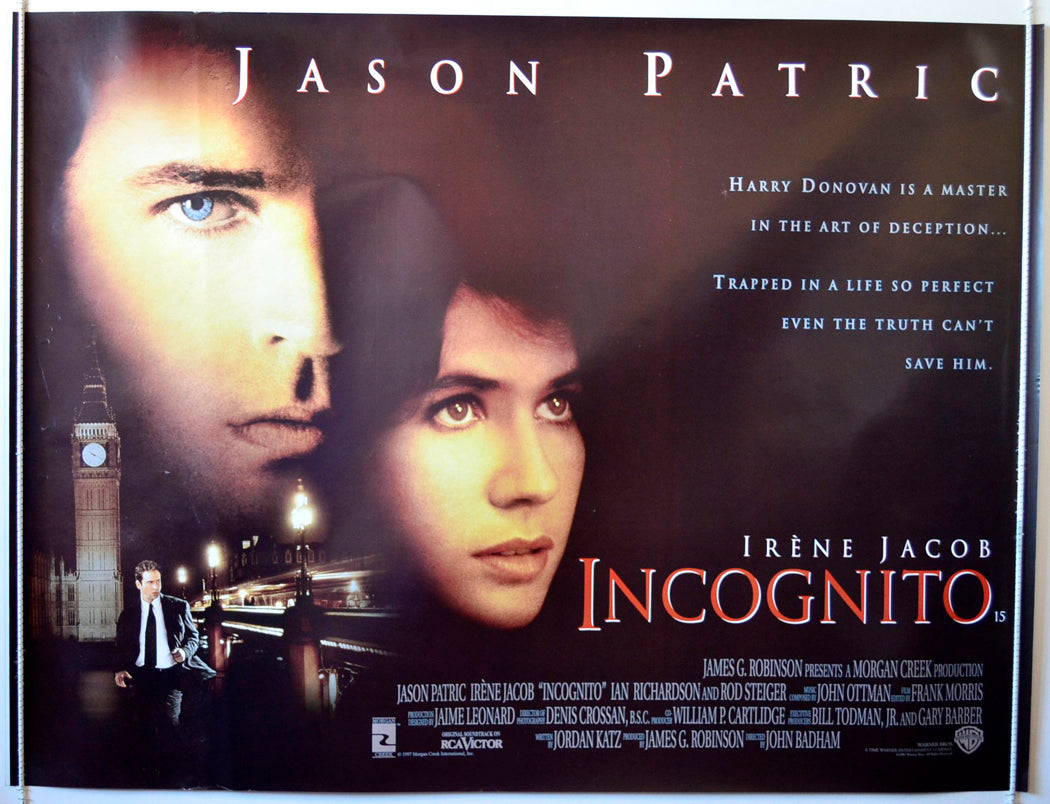 Incognito Original British Quad Poster - Movie Poster