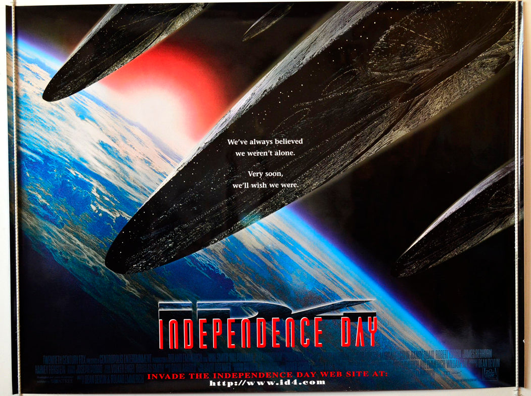 Independence Day Original British Quad Poster - Movie Poster