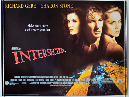 Intersection   Original British Quad Poster - Movie Poster