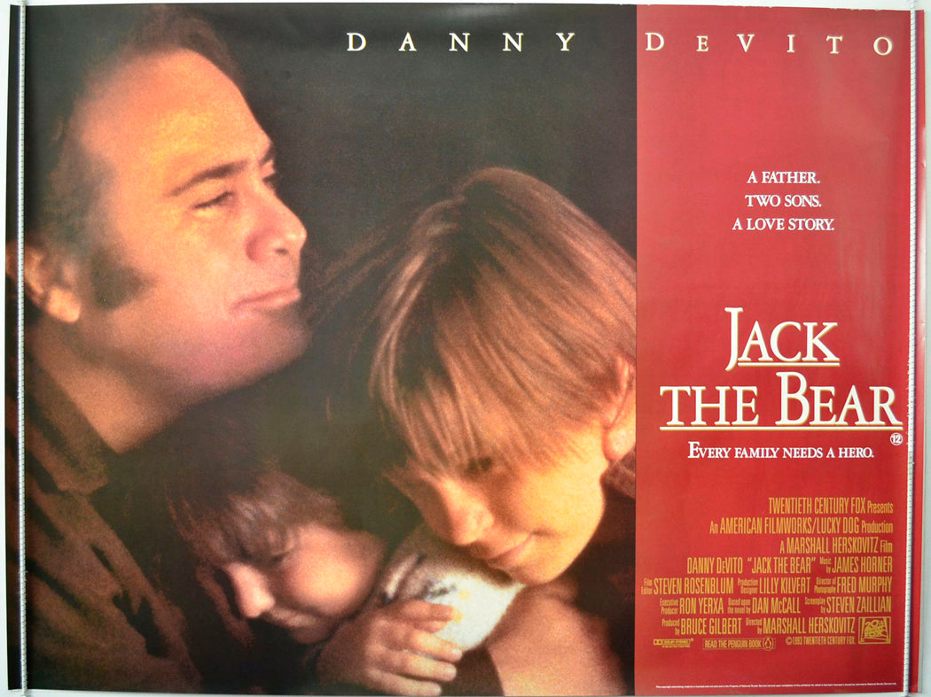 Jack The Bear   Original British Quad Poster - Movie Poster