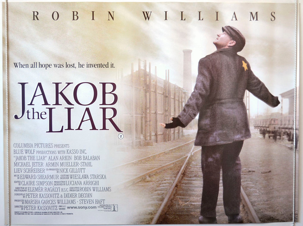 Jakob The Liar   Original British Quad Poster - Movie Poster