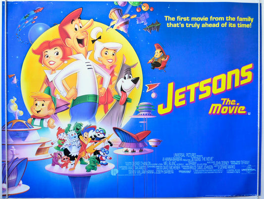 Jetsons : The Movie   Original British Quad Poster - Movie Poster