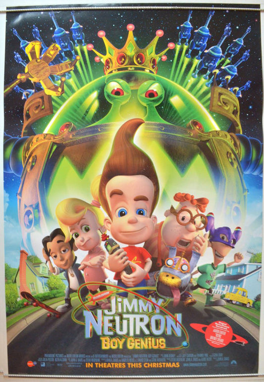 Jimmy Neutron : Boy Genius   Original One Sheet Poster - Movie Poster