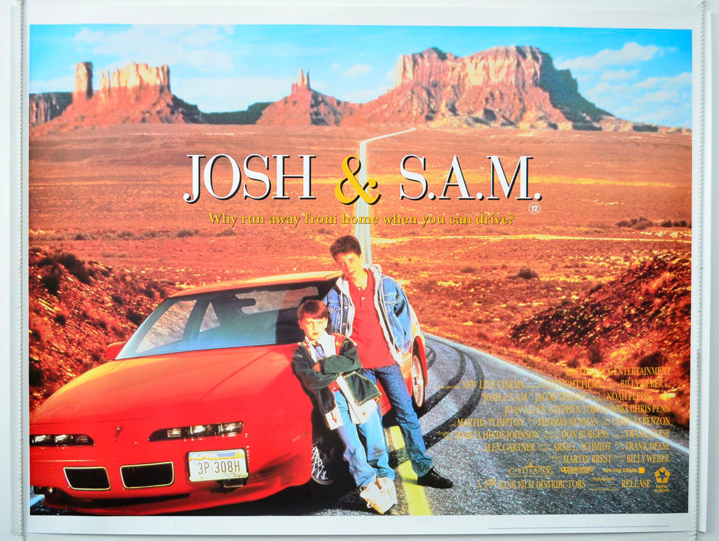 Josh And S.A.M   Original British Quad Poster - Movie Poster