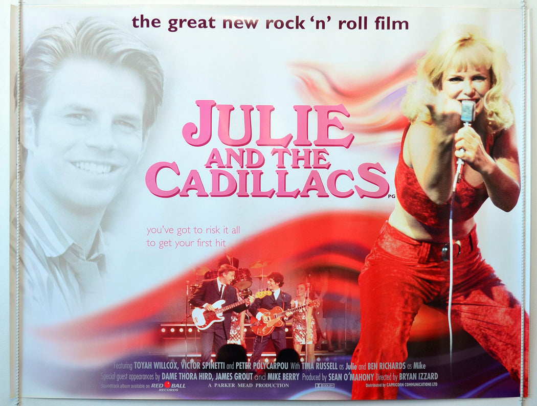 Julie And The Cadillacs   Original British Quad Poster - Movie Poster