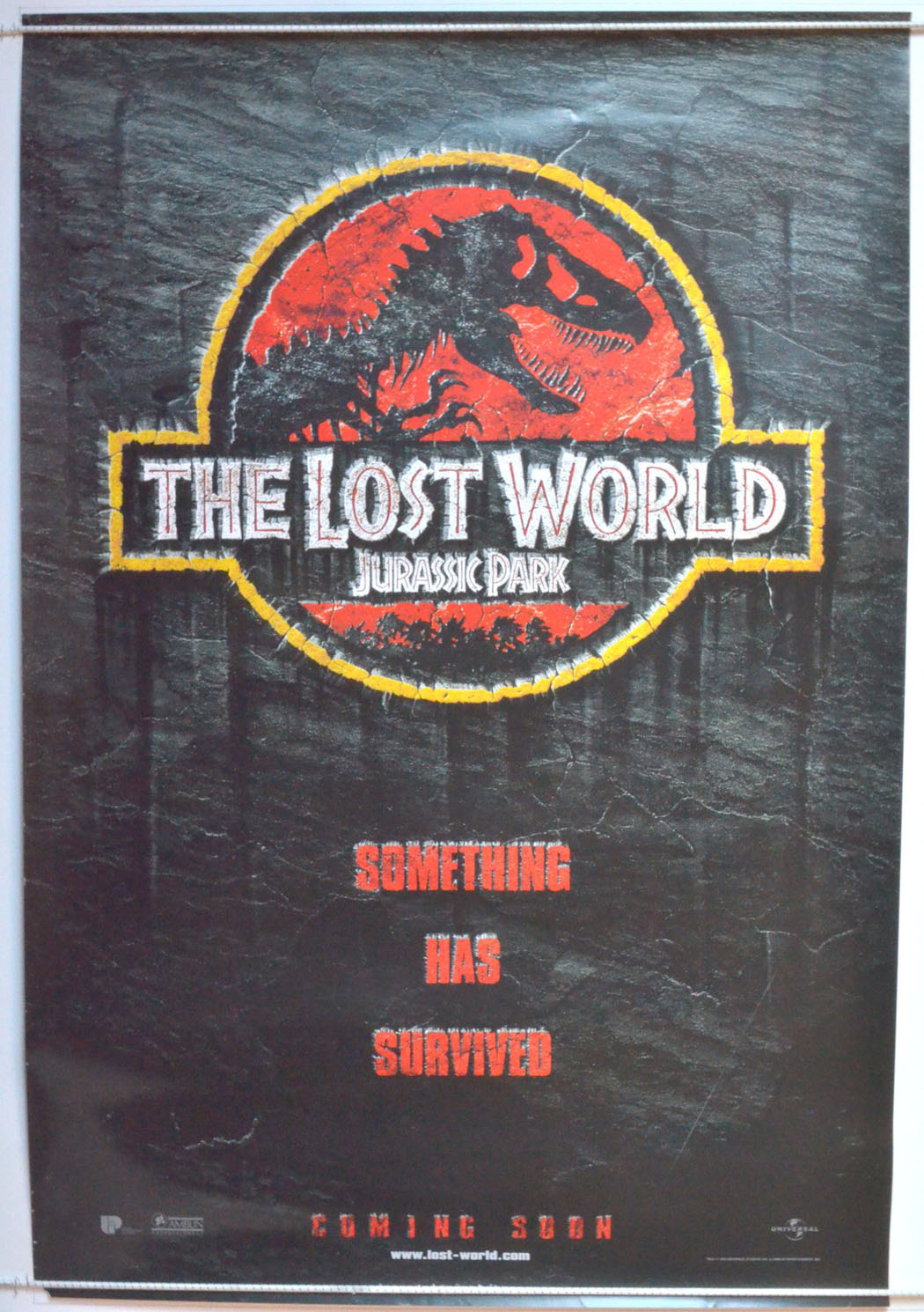 Jurassic Park II : The Lost World   (Teaser Poster)  Original One Sheet Poster - Movie Poster 