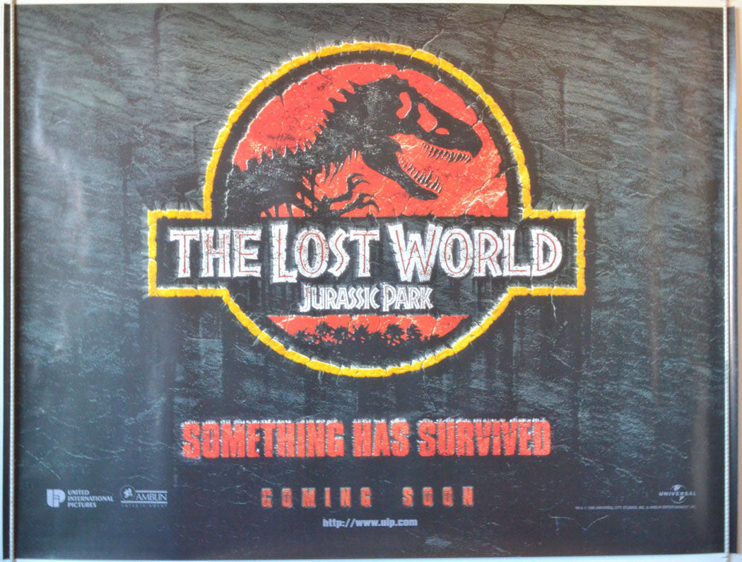 Jurassic Park II : The Lost World    (Teaser) Original British Quad Poster - Movie Poster