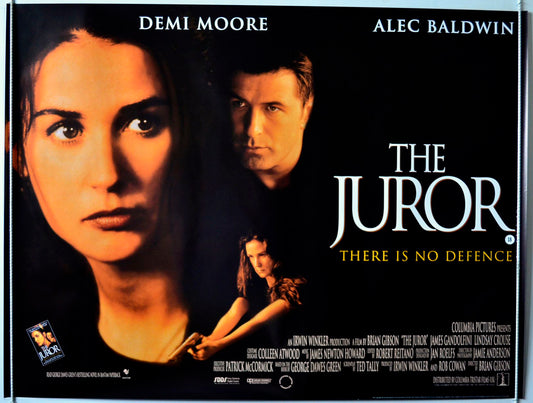 The Juror   Original British Quad Poster - Movie Poster