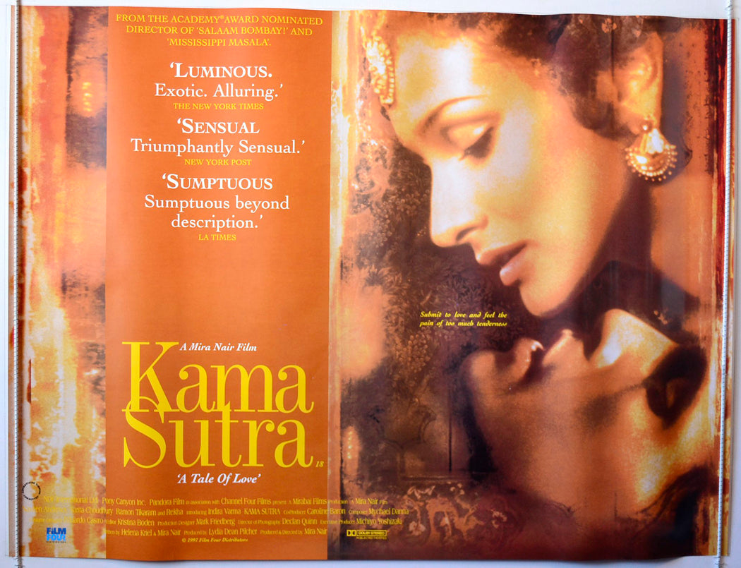 Kama Sutra Original British Quad Poster - Movie Poster