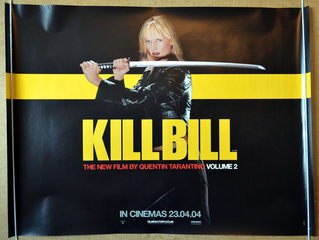 Kill Bill Vol.2  (Teaser)  Original Quad Movie Poster  