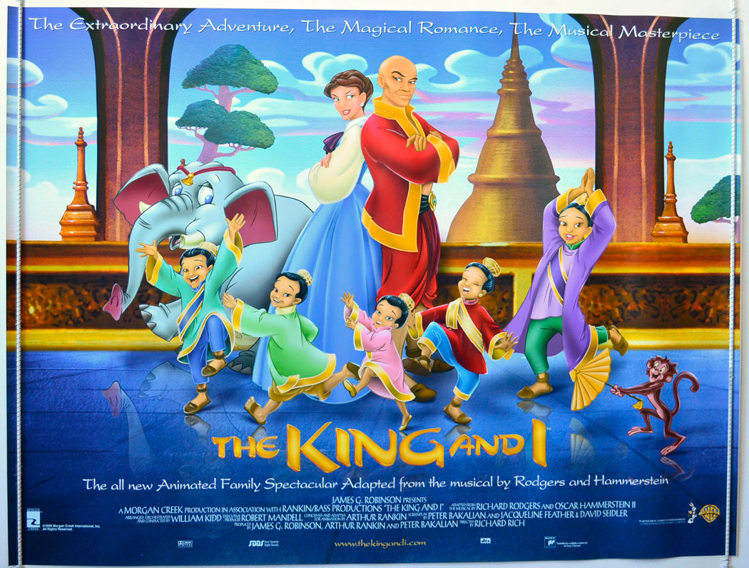 The King And I Original British Quad Poster - Movie Poster