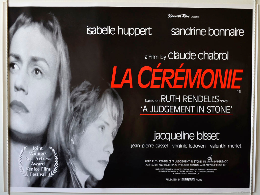 La Ceremonie Original British Quad Poster - Movie Poster