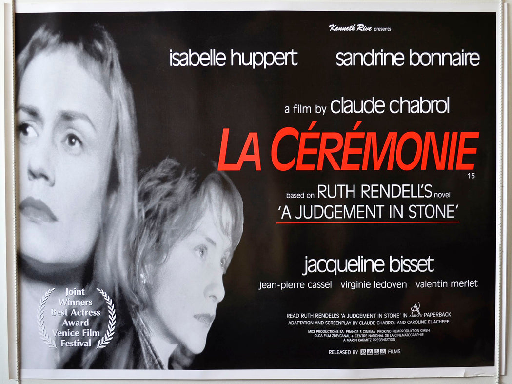 La Ceremonie Original British Quad Poster - Movie Poster