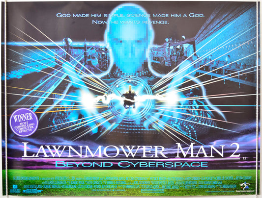 Lawnmower Man 2 : Beyond Cyberspace Original British Quad Poster - Movie Poster