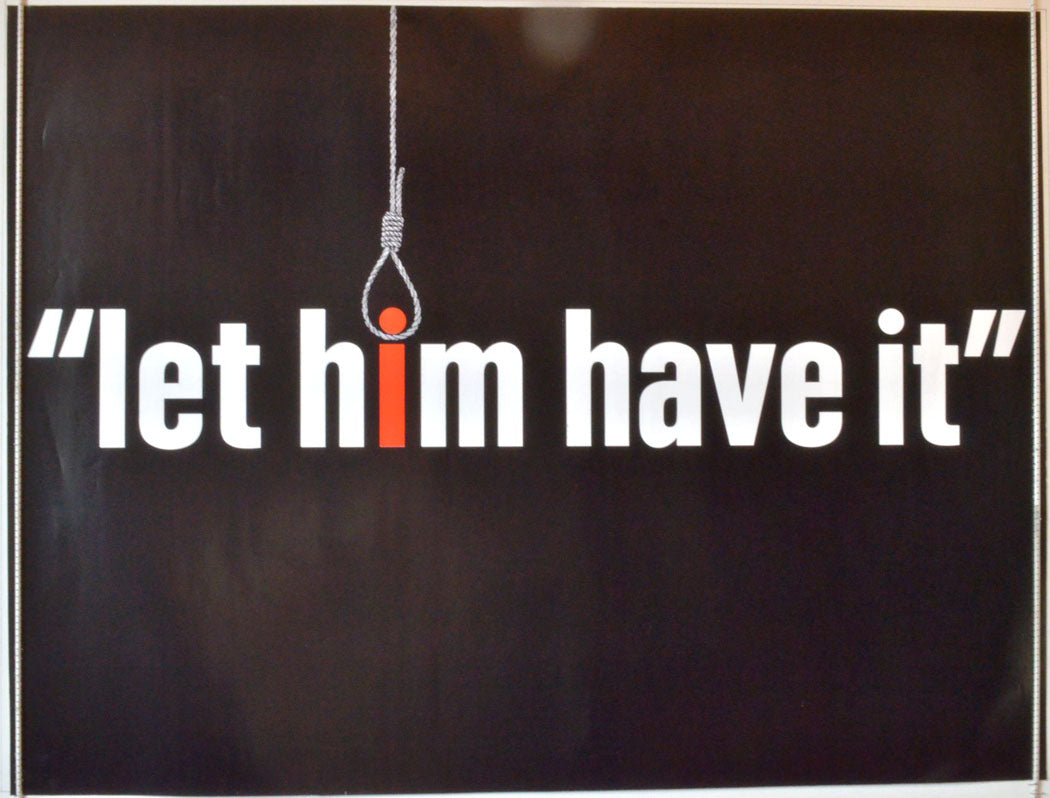 Let Him Have It   (Teaser) Original British Quad Poster - Movie Poster