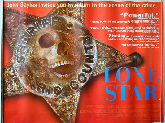 Lone Star Original British Quad Poster - Movie Poster