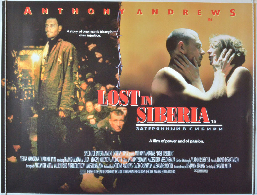 Lost In Siberia   (a.k.a. Zateryannyy v Sibiri)  Original British Quad Poster - Movie Poster