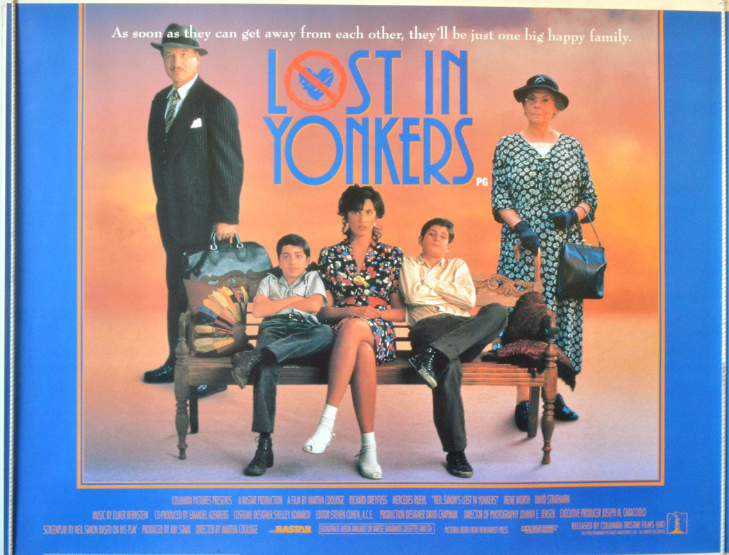 Lost In Yonkers  Original British Quad Poster - Movie Poster