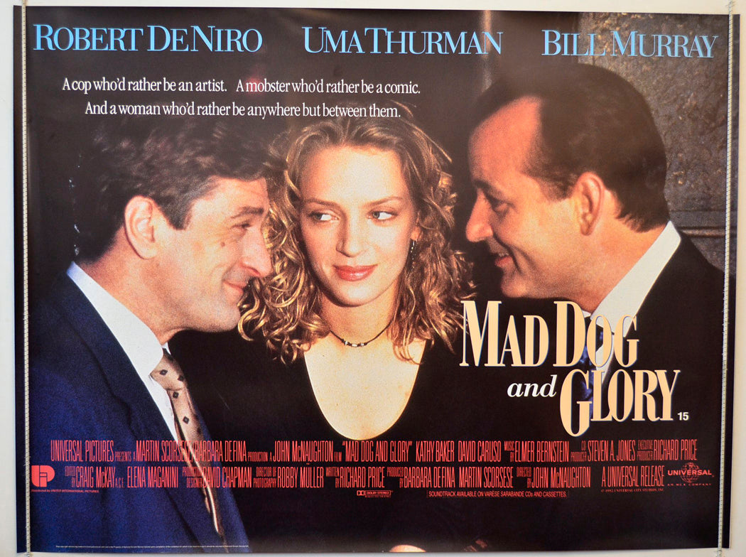 Mad Dog And Glory Original British Quad Poster - Movie Poster