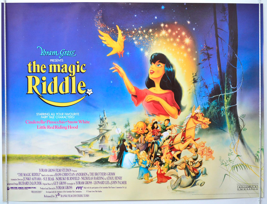 The Magic Riddle   Original British Quad Poster - Movie Poster