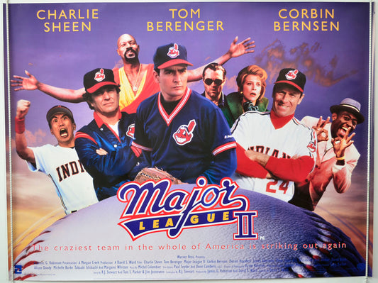 Major League II Original British Quad Poster - Movie Poster