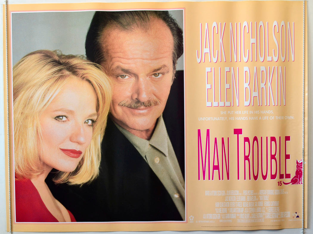 Man Trouble Original British Quad Poster - Movie Poster