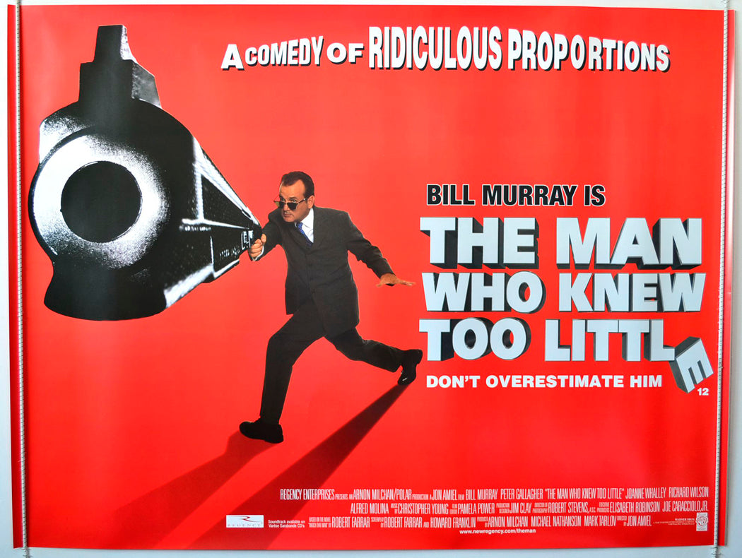 The Man Who Knew Too Little  Original British Quad Poster - Movie Poster