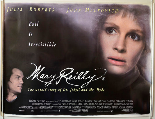 Mary Reilly Original British Quad Poster - Movie Poster