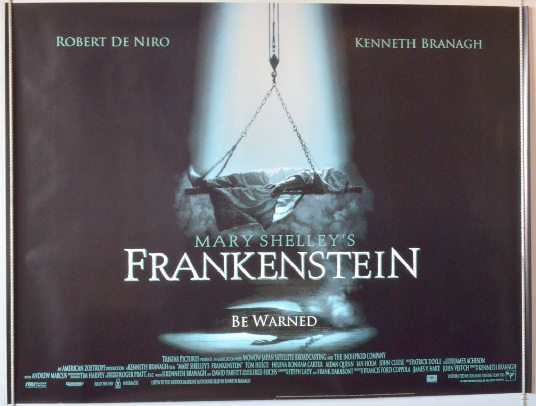 Mary Shelley's Frankenstein  Original British Quad Poster - Movie Poster