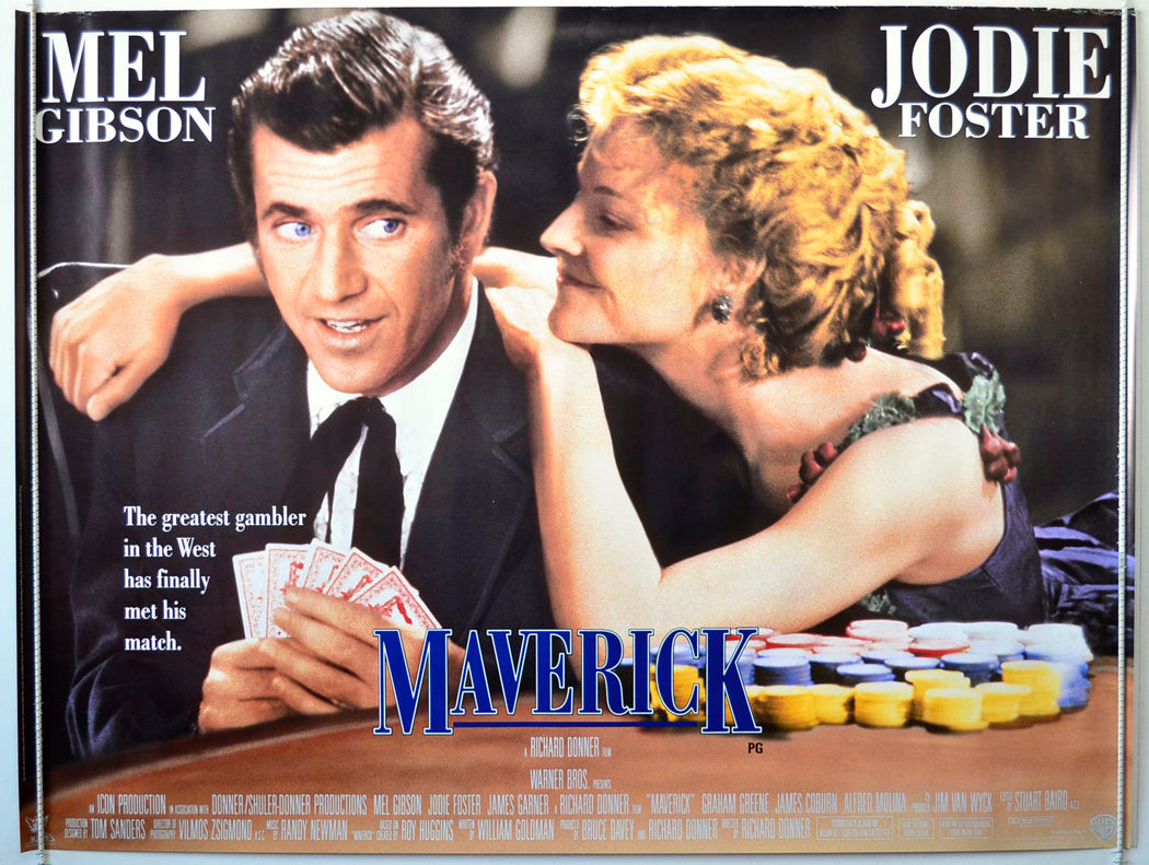 Maverick   Original British Quad Poster - Movie Poster