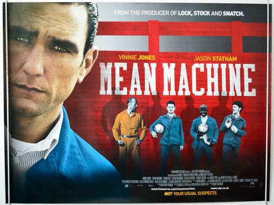 Mean Machine Original British Quad Poster - Movie Poster