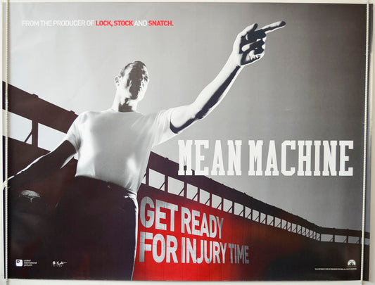 Mean Machine   (Teaser Version)  Original British Quad Poster - Movie Poster