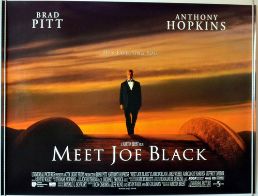 Meet Joe Black  (Teaser)  Original Quad Movie Poster  