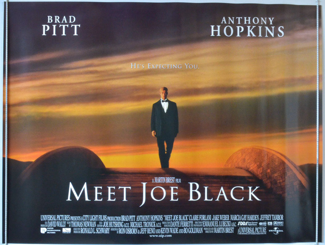 Meet Joe Black   (Teaser)  Original British Quad Poster - Movie Poster