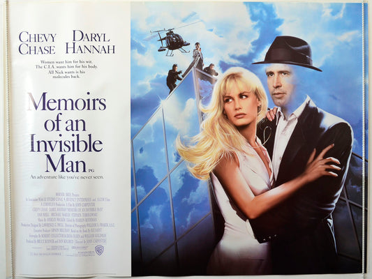 Memoirs Of An Invisible Man Original British Quad Poster - Movie Poster