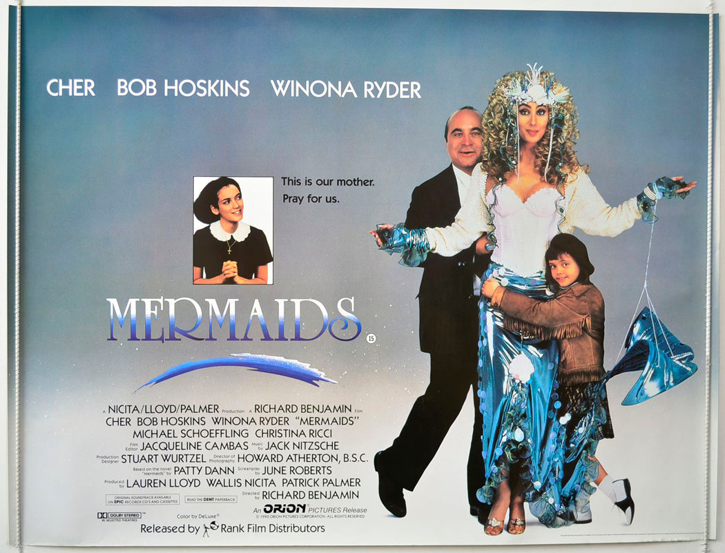 Mermaids   Original British Quad Poster - Movie Poster