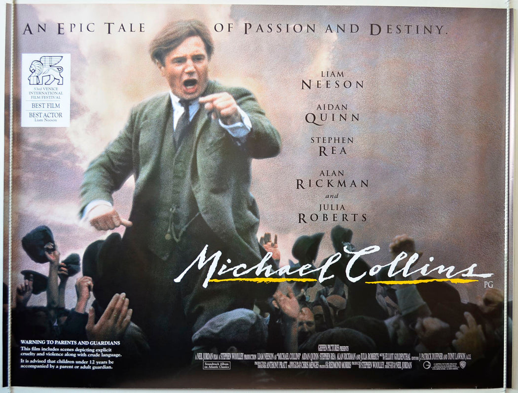 Michael Collins Original British Quad Poster - Movie Poster