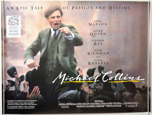 Michael Collins Original British Quad Poster - Movie Poster