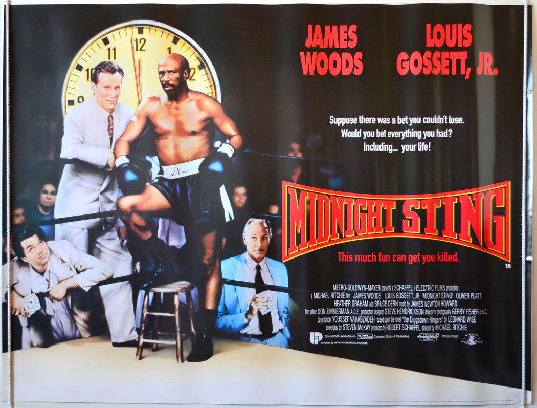 Midnight Sting   (a.k.a. Diggstown)  Original British Quad Poster - Movie Poster