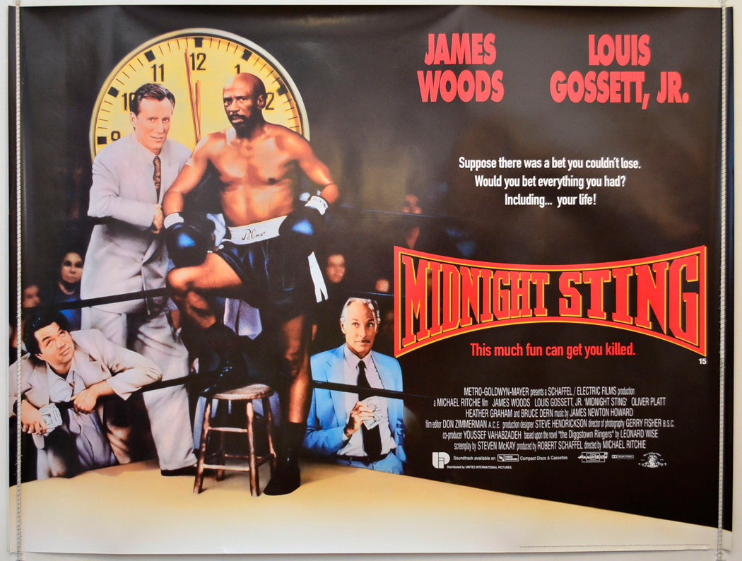 Midnight Sting  (a.k.a. Diggstown)   Original British Quad Poster - Movie Poster