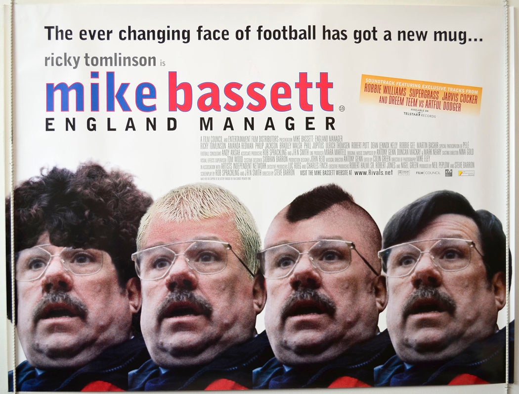 Mike Bassett : England Manager Original British Quad Poster - Movie Poster