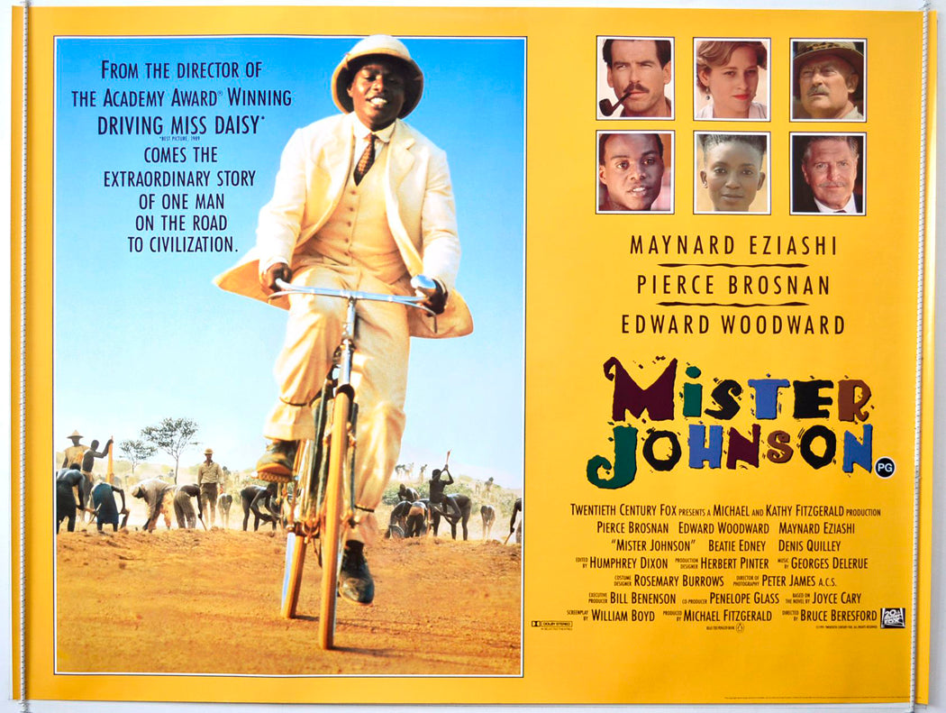 Mister Johnson   Original British Quad Poster - Movie Poster