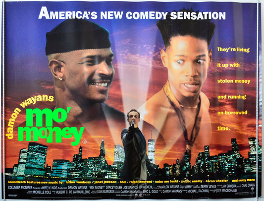 Mo' Money Original British Quad Poster - Movie Poster