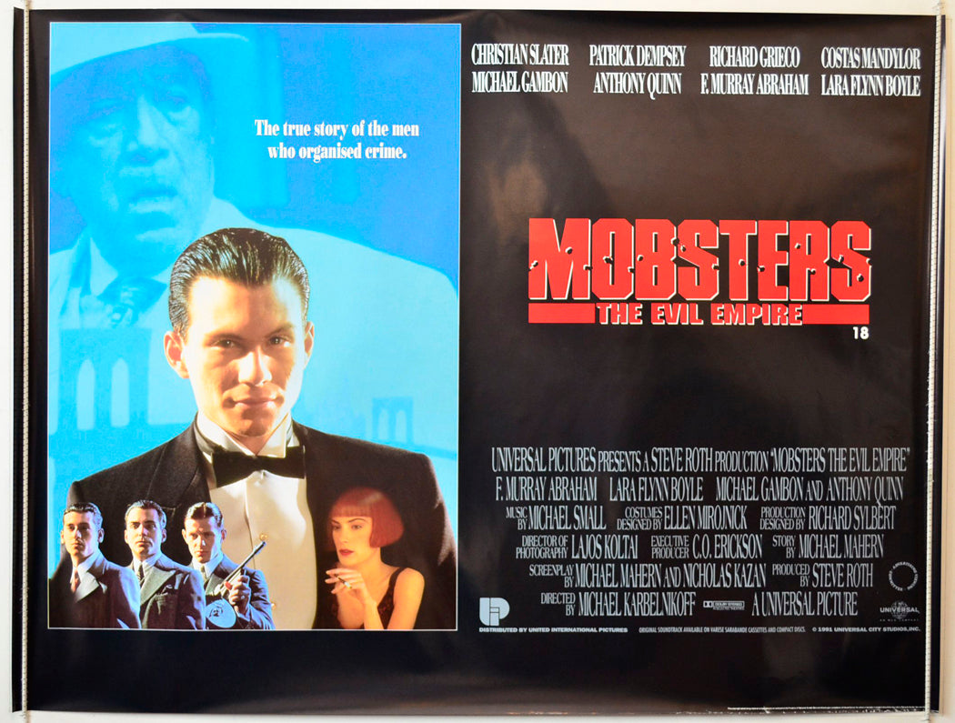 Mobsters Original British Quad Poster - Movie Poster