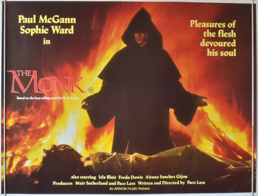 The Monk  Original British Quad Poster - Movie Poster